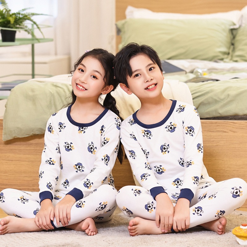 BAJU TIDUR PIYAMA ANAK BOLA FOOTBALL UNTUK ANAK 2-10 TAHUN