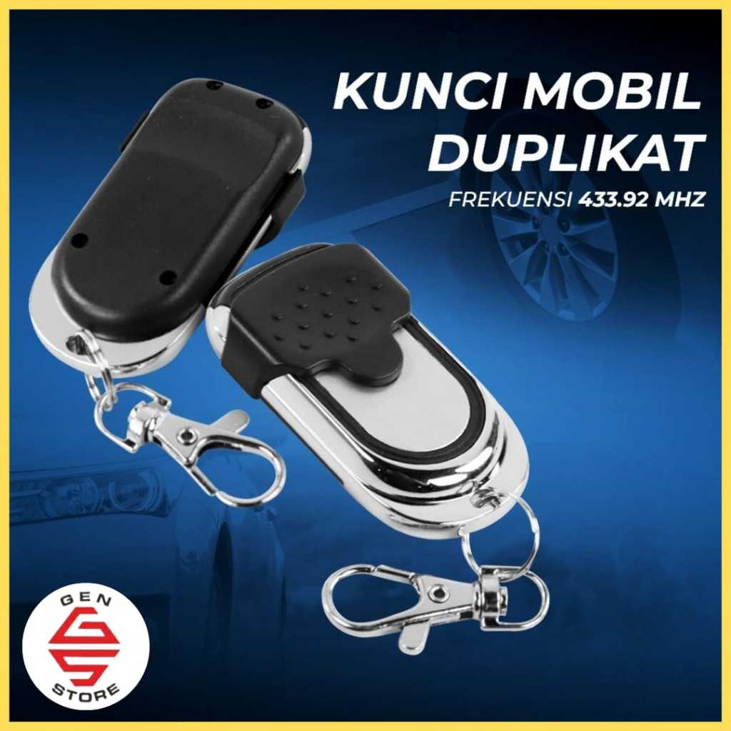 Gen Store Remot Kontrol Wireless Duplikat Kunci Mobil 433.92MHz Universal Cloning Alarm Remote