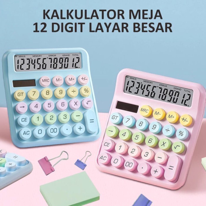 

PRODUCT TERKECE STYLIST COLOR CALCULATOR KINCIZEN KC228 KALKULATOR FANCY WARNA DESKTOP MEJA