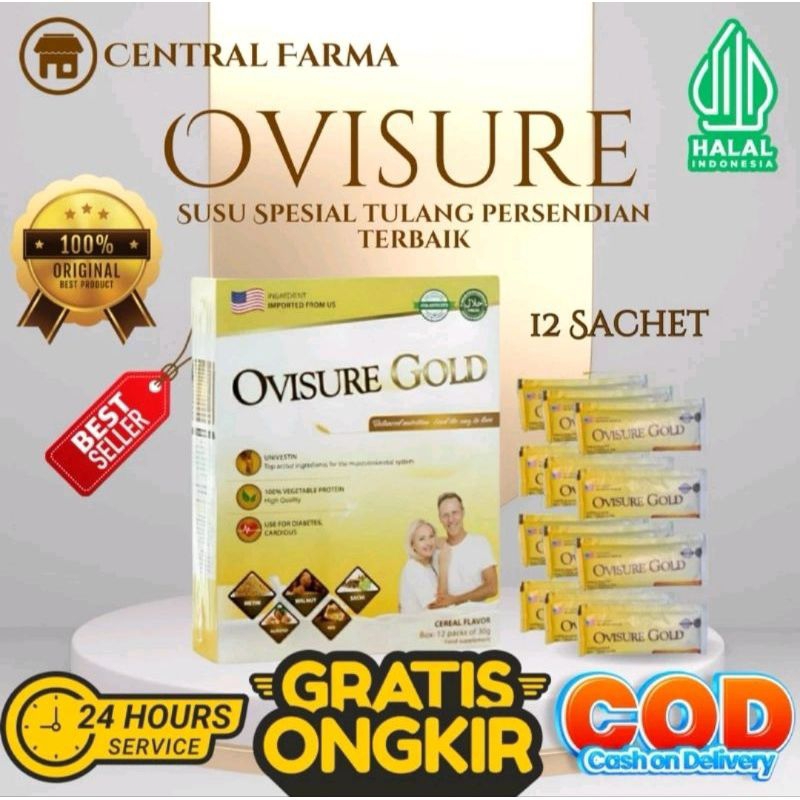 

1 BOX 12 SACHET OVISURE GOLD MILK SUSU OBAT TULANG DAN SENDI, nyeri sendi tulang, OVISURE GOLD MILK ORIGINAL SUSU TULANG SENDI, OVISURE ASLI OSTEOPOROSIS