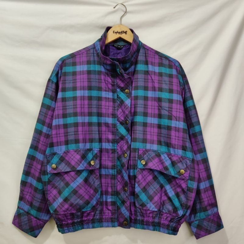 Vintage Tartan Jacket Ascacne