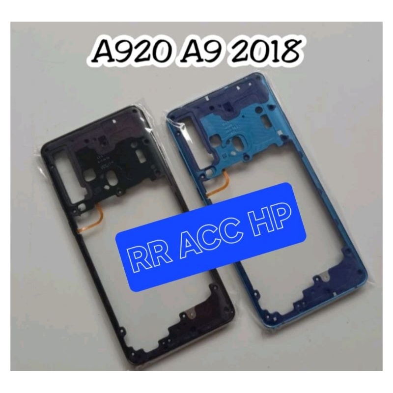 Tulang Tengah Bezel Bazel Tutup Mesin Samsung A920 A9 2018