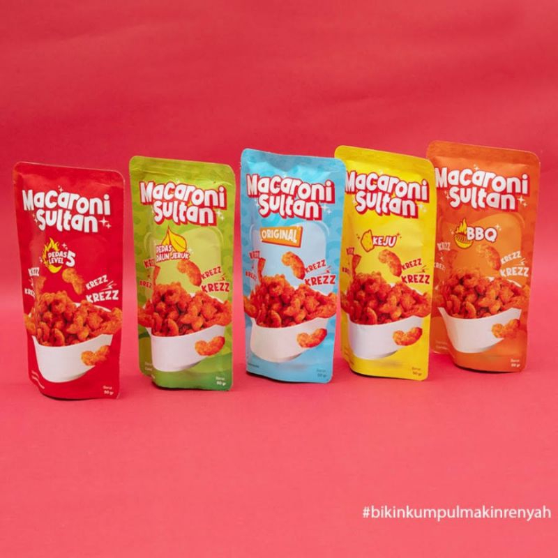 

MACARONI SULTAN | MACSUL CEMILAN VIRAL MURAH ENAK HALAL 50GR