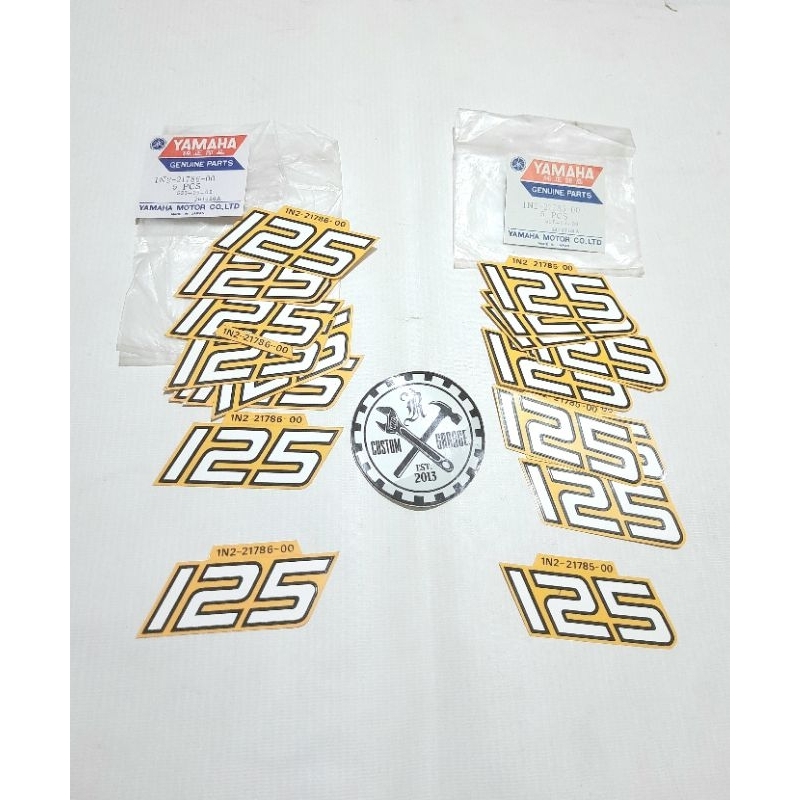 STRIPING YAMAHA RX125 TWIN - RD125 TWIN ORIGINAL JAPAN