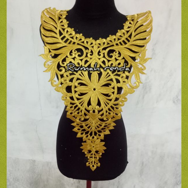 bordir coker besar / aksesoris baju / coker tari