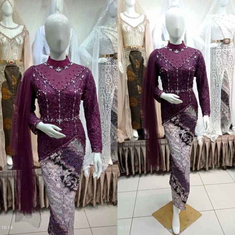 Kebaya wisuda model siren / kebaya lamaran / kebaya pagar ayu / kebaya wisuda full payet / kebaya la
