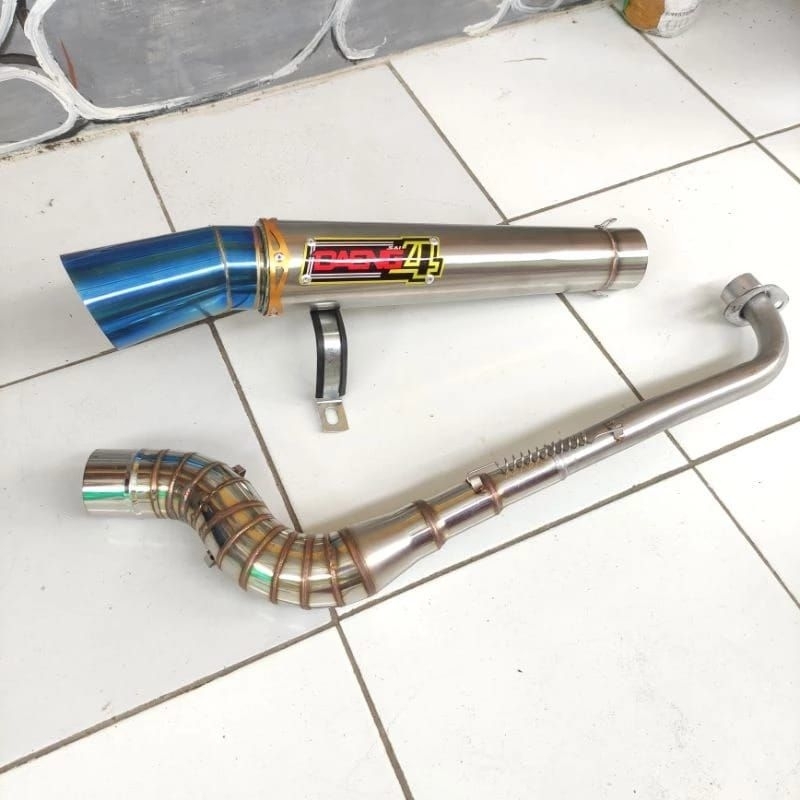 KNALPOT RACING DAENG4 COBRA UNTUK JUPITER SUPRA KHARISMA REVO SHOGUN DLL