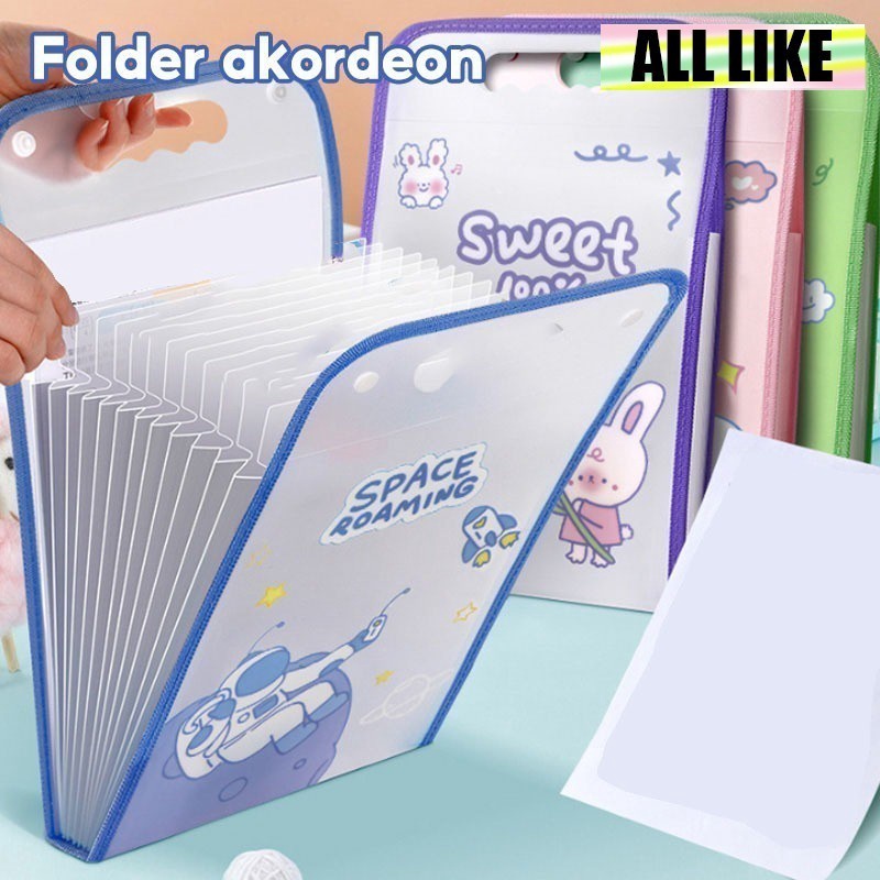 

PRODUK TREND ALL Like File Organizer penyimpanan berkas folder portable tempat kertas ujian