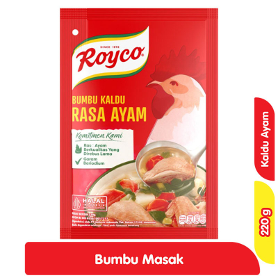 

Royco Bumbu Penyedap Rasa Kaldu Ayam 220 g