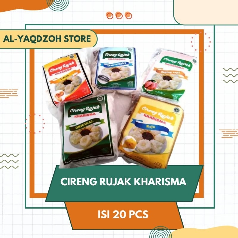 

Cireng Rujak Kharisma | FROZEN FOOD | isi 20 PCS - All Varian Rasa