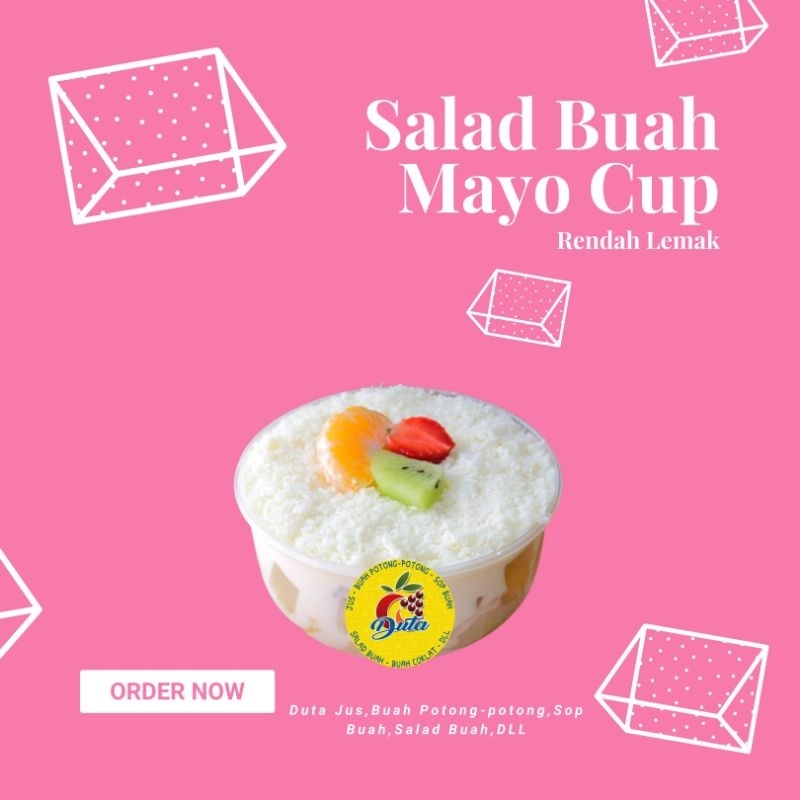 

Salad Buah Mayo Cup 400ML (PREMIUM)