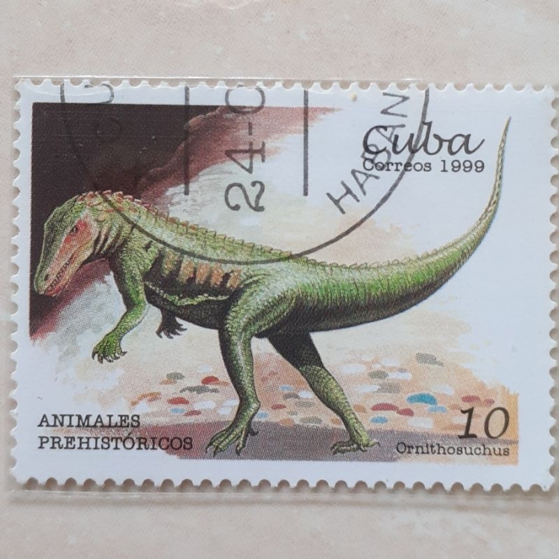 

Perangko Kuba Dinosaurs (Ornithosuchus) Tahun 1999