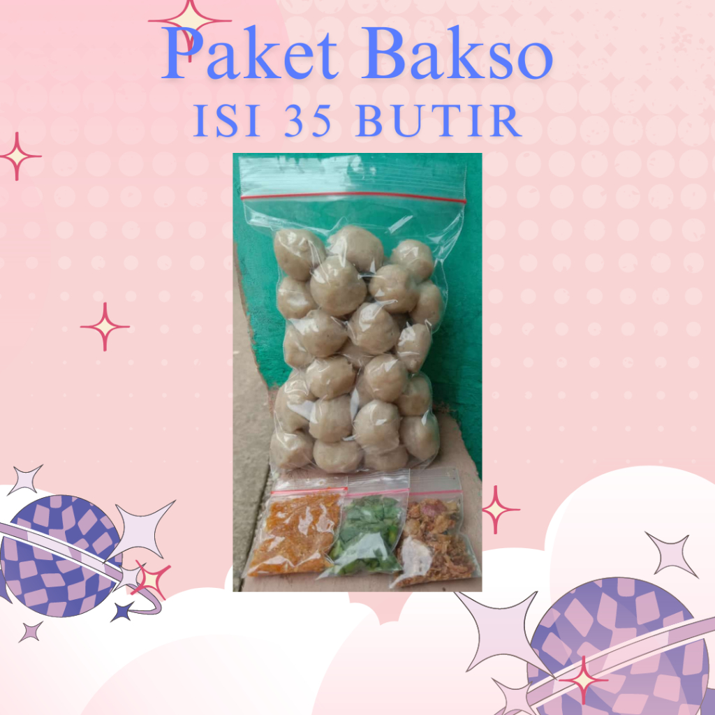 

PAKET BAKSO KECIL 35 pcs BUMBU LAKU KERAS