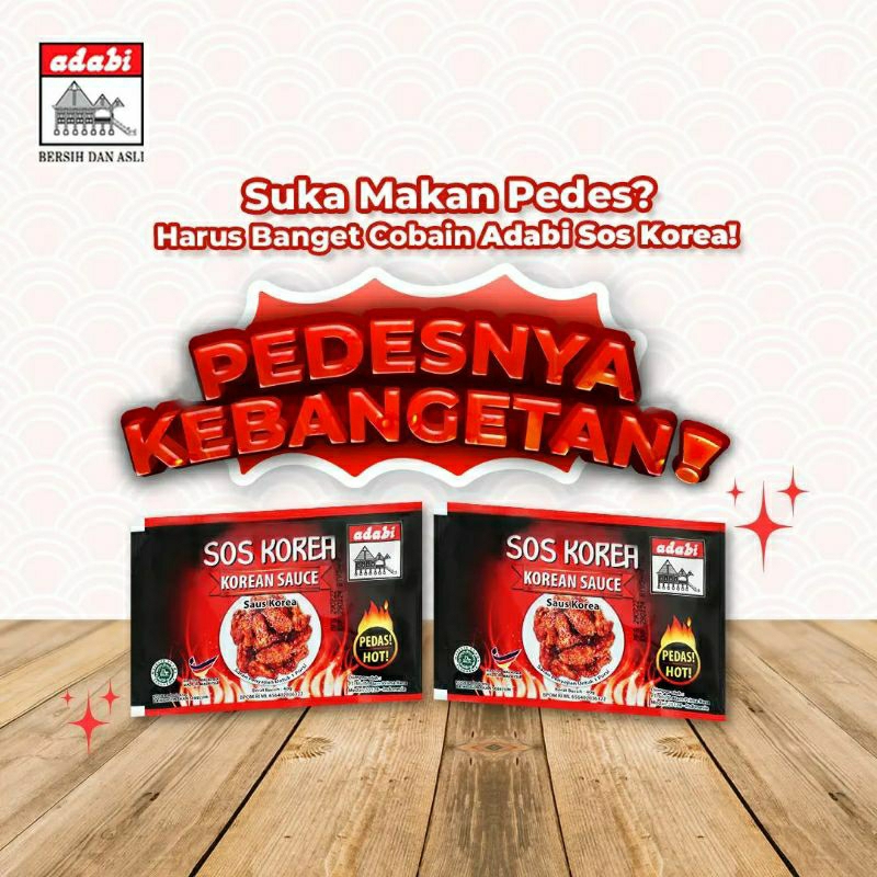 

Adabi - Sos Korea | Bumbu Pedas Korea Instan | Korean Spicy 40g