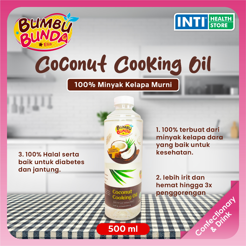 

Bumbu Bunda by Elia | Coconut Cooking Oil | Minyak Goreng Kelapa 500ml