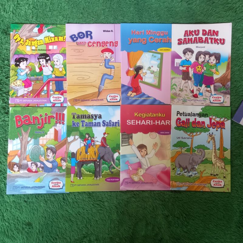 ORIGINAL BUKU CERITA ANAK DAN DONGENG UPS JANGAN MINUM BOR YANG CENGENG HARI MINGGU YANG CERAH AKU D