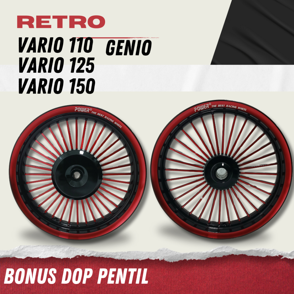 Velg Power Retro Ring 14 Vario 110 Vario 125 Vario 150