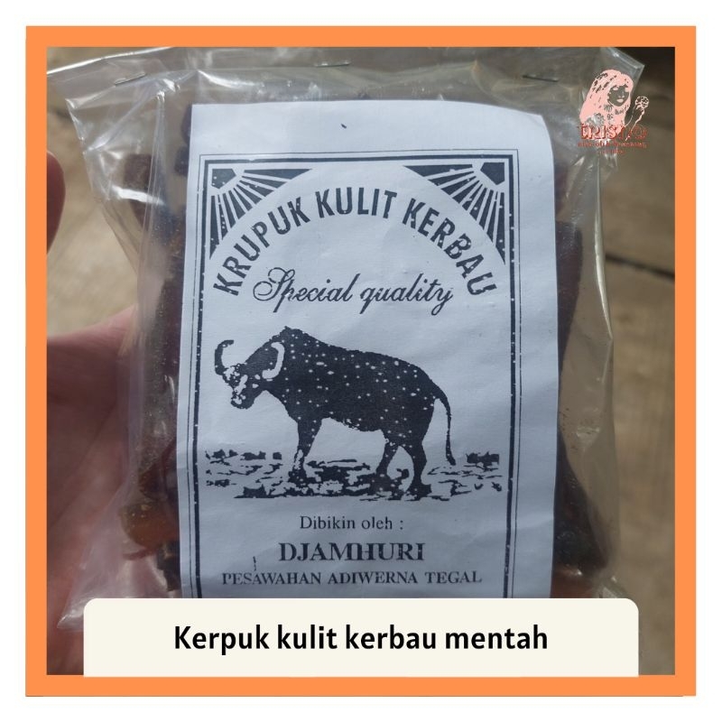 

Kerupuk rambak kerbau mentah
