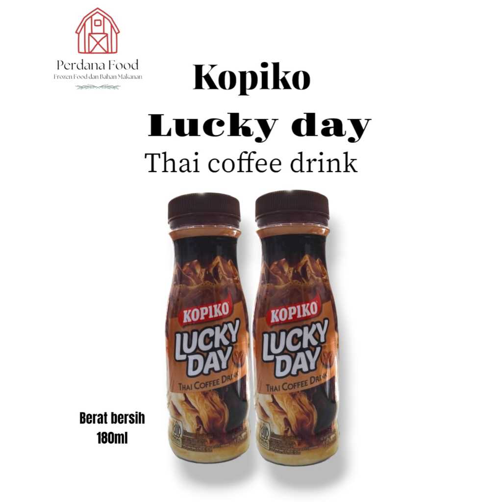 

Kopiko Lucky Day Thai Coffee Drink 180 ml Kopi Susu