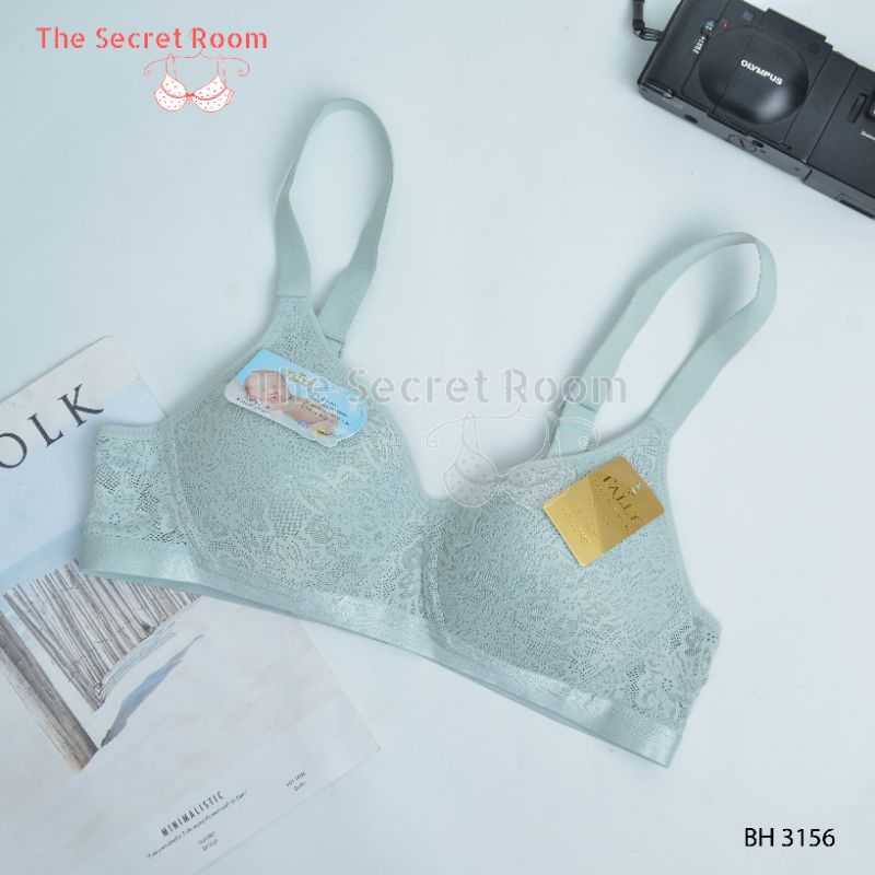 TALLY BRA BH BABY SKIN 3156 I CUP B BESAR I TANPA KAWAT I BUSA TIPIS I SIZE 36 - 42 I KAIT 3