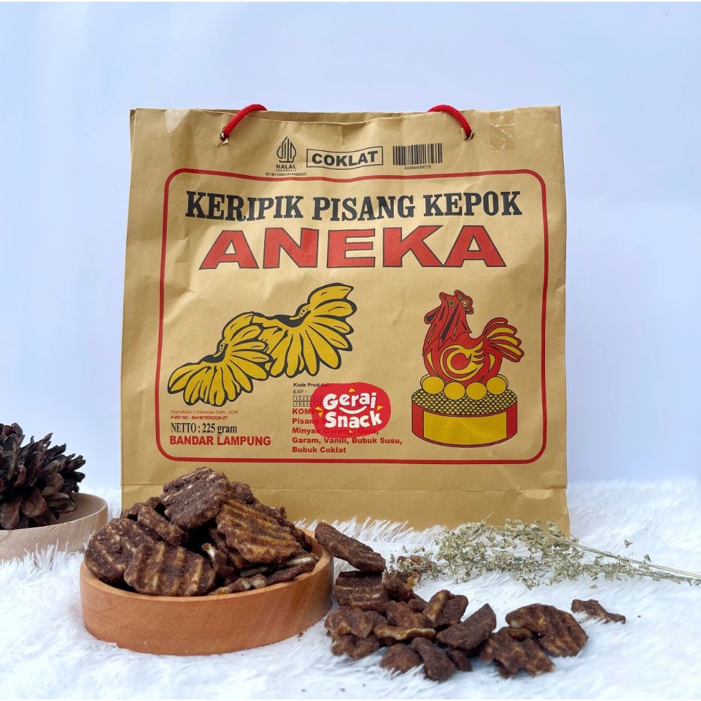 

Keripik Pisang Aneka 225g Oleh2 Khas Lampung