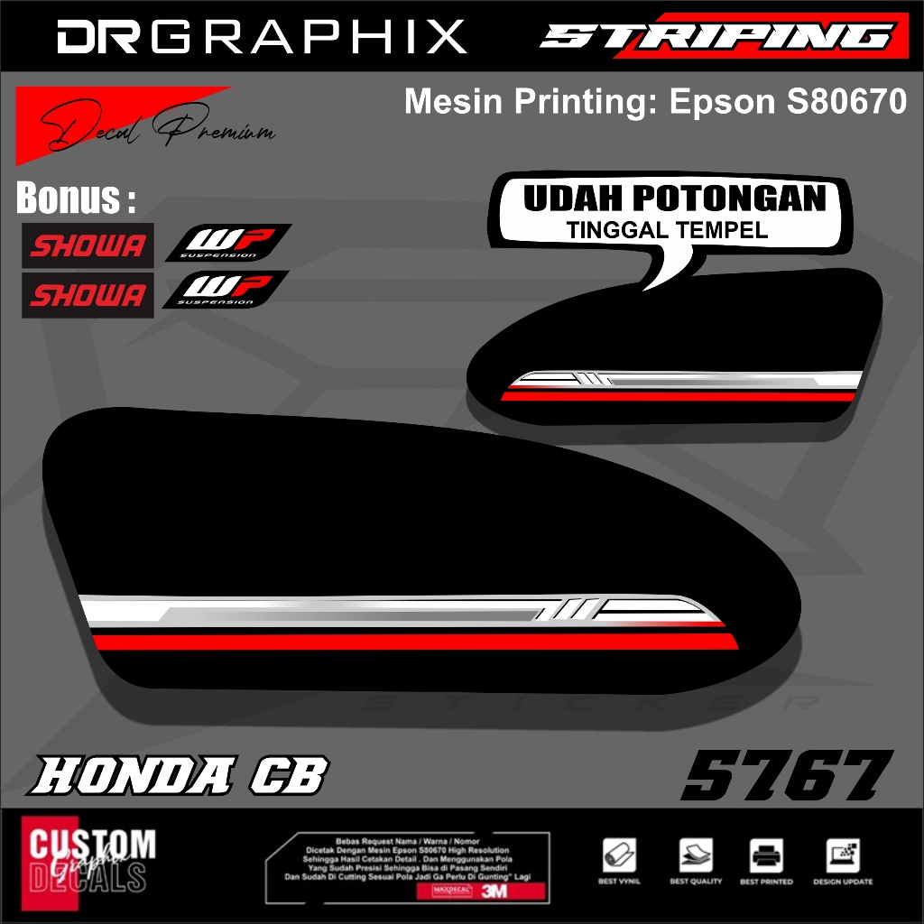 STRIPING CB 125 - CB 100 SIMPEL - STRIPING CB HITS - STRIPING CB VIRAL - STRIPING CB SUDAH DIPOTONG