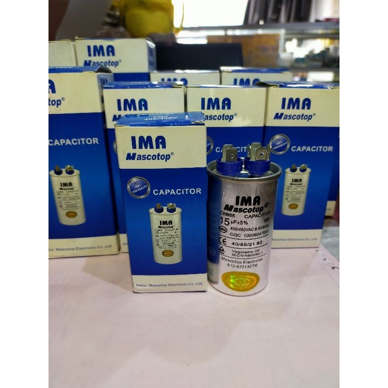 CAPASITOR AC 15UF "IMA MASCOTOP"/KAPASITOR AC