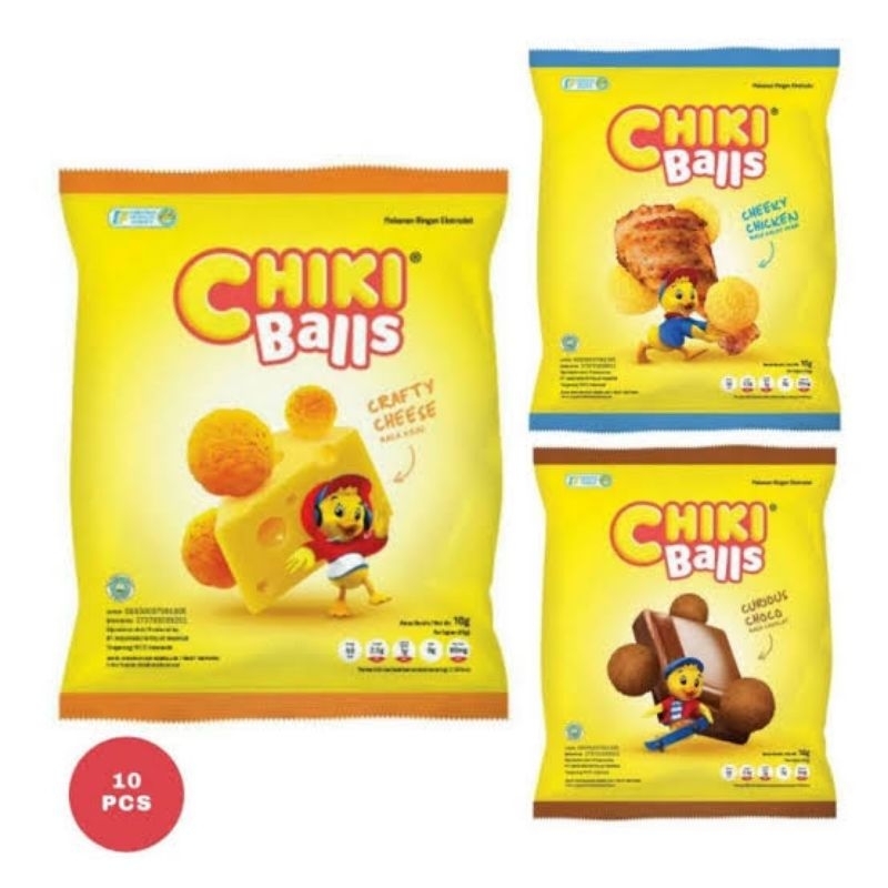 

Chiki Ball coklat dan keju rencengan 10 pcs