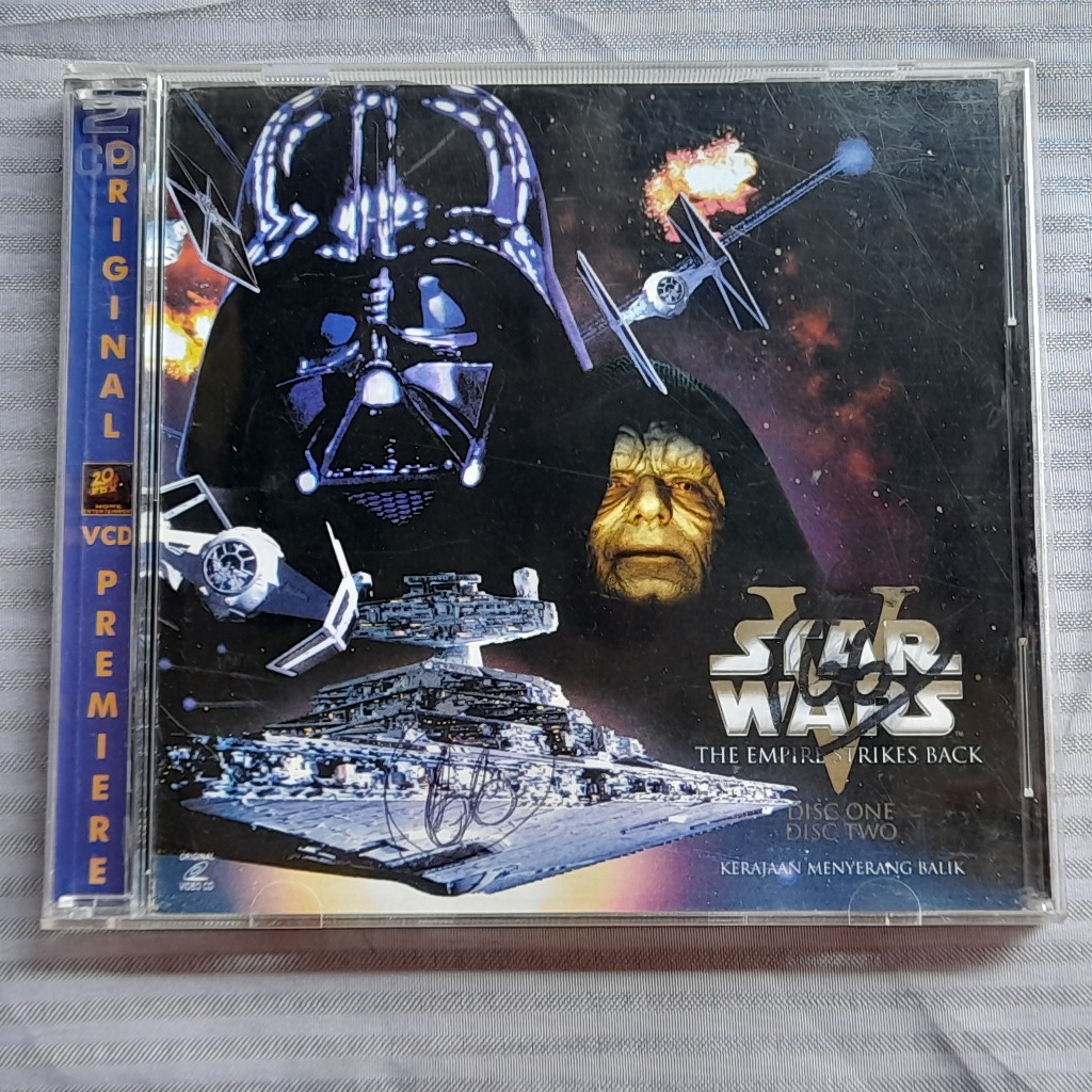 VCD Star Wars Episode V - The Empire Strikes Back (1980/2000) 2 Disc ORIGINAL Cipta Mitra Nusa Video