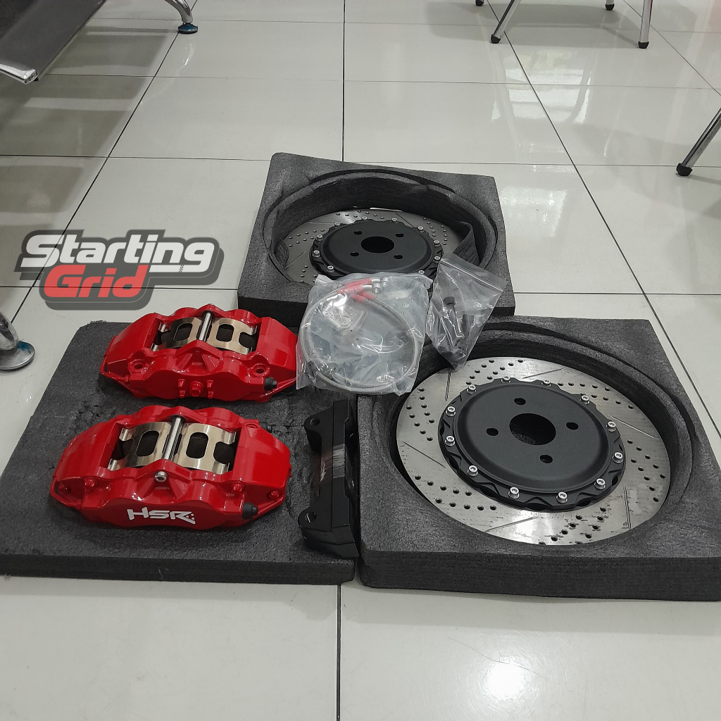 Big Brake Kit Honda Brio 4 Piston - Bbk Red HSR