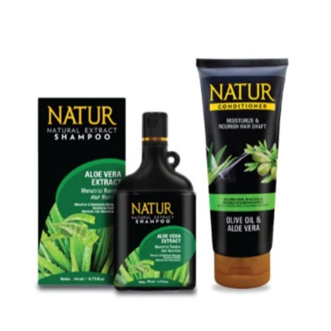 Natur Shampo Aloe Vera / Conditioner 165ml / Hair Tonic Aloe Vera 90ml