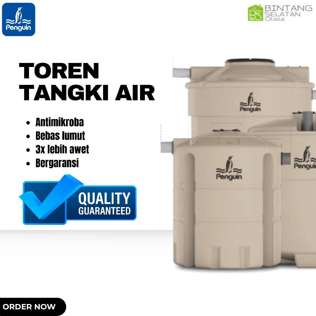 TOREN PENGUIN TYPE BIO 1000-2000L PENAMPUNGAN AIR