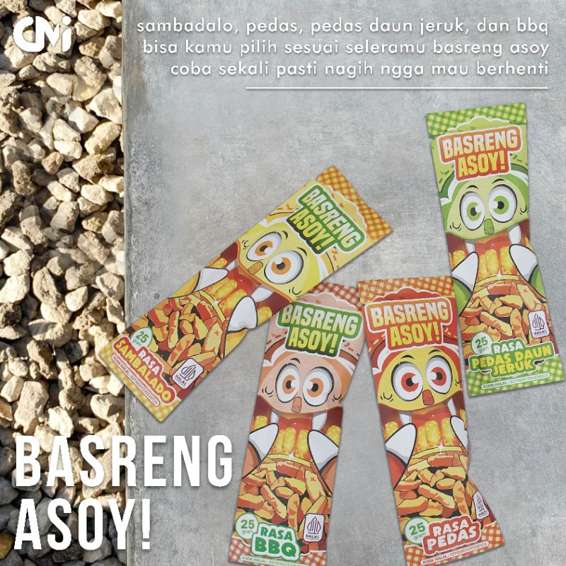 

Basreng Asoy Cemilan Murah Gurih Renyah Asoy 25gr