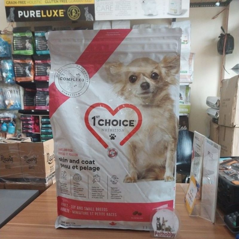 Dog Food 1st choice Adult Toy Lamb Healthy Skin & Coat 5kg