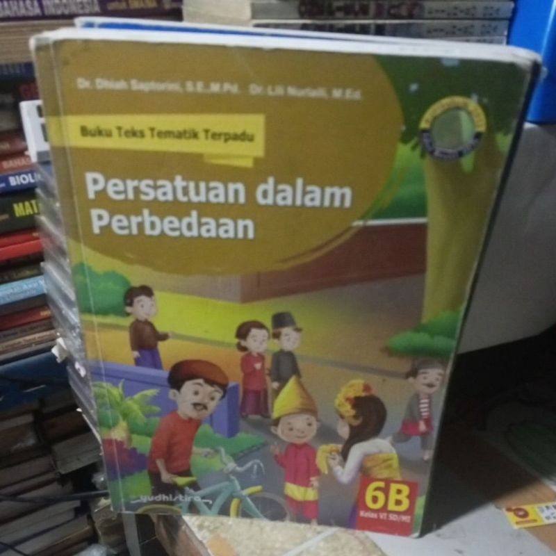 BUKU TEKS TEMATIK TERPADU UNTUK SD KELAS 6 TEMA 6B REVISI K13 PENERBIT YUDISTIRA