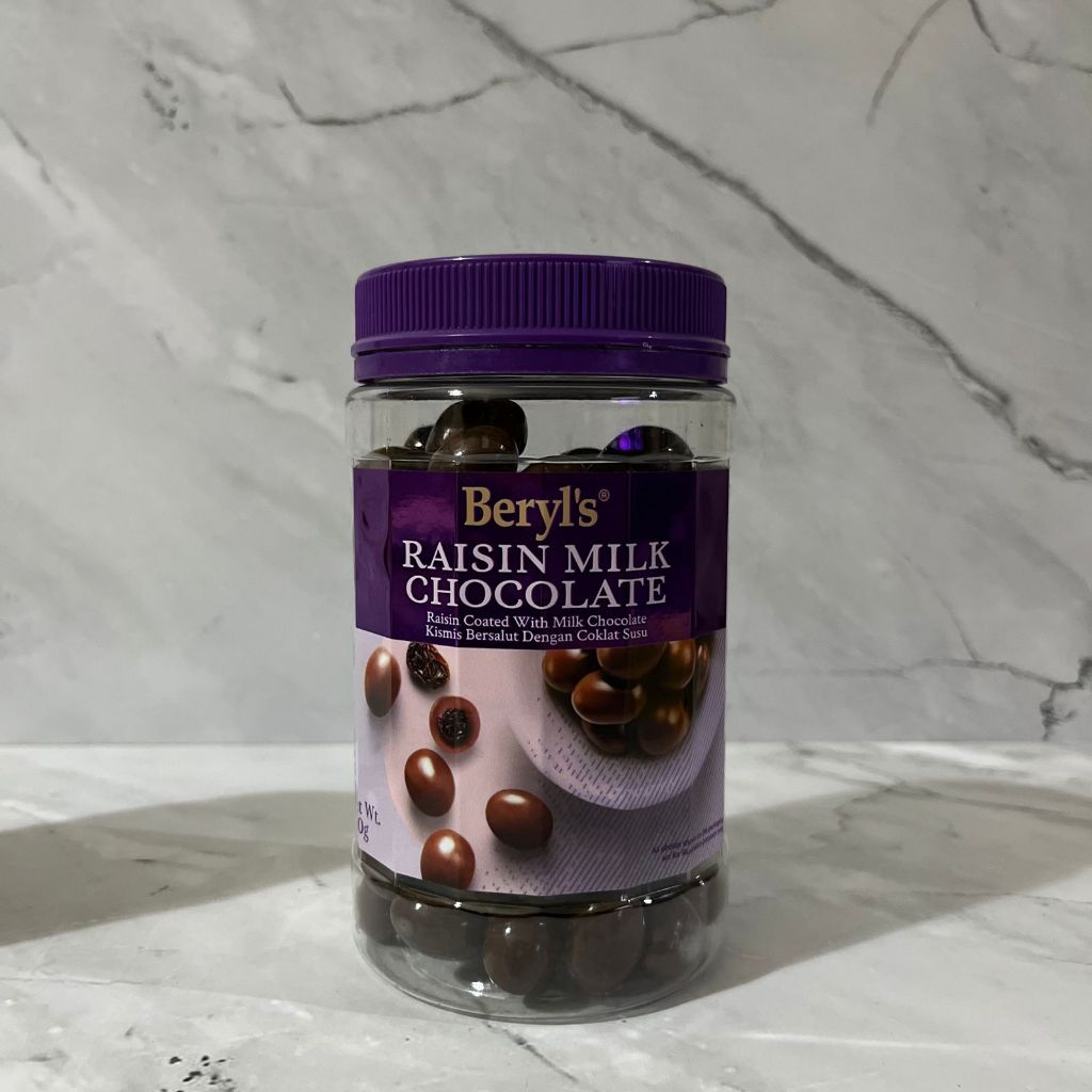 

Beryl's Almond Raisin Milk Chocolate Jar 450gr