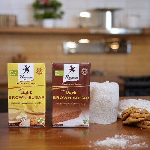 

Ricoman Dark & Light Brown Sugar 500 Gram