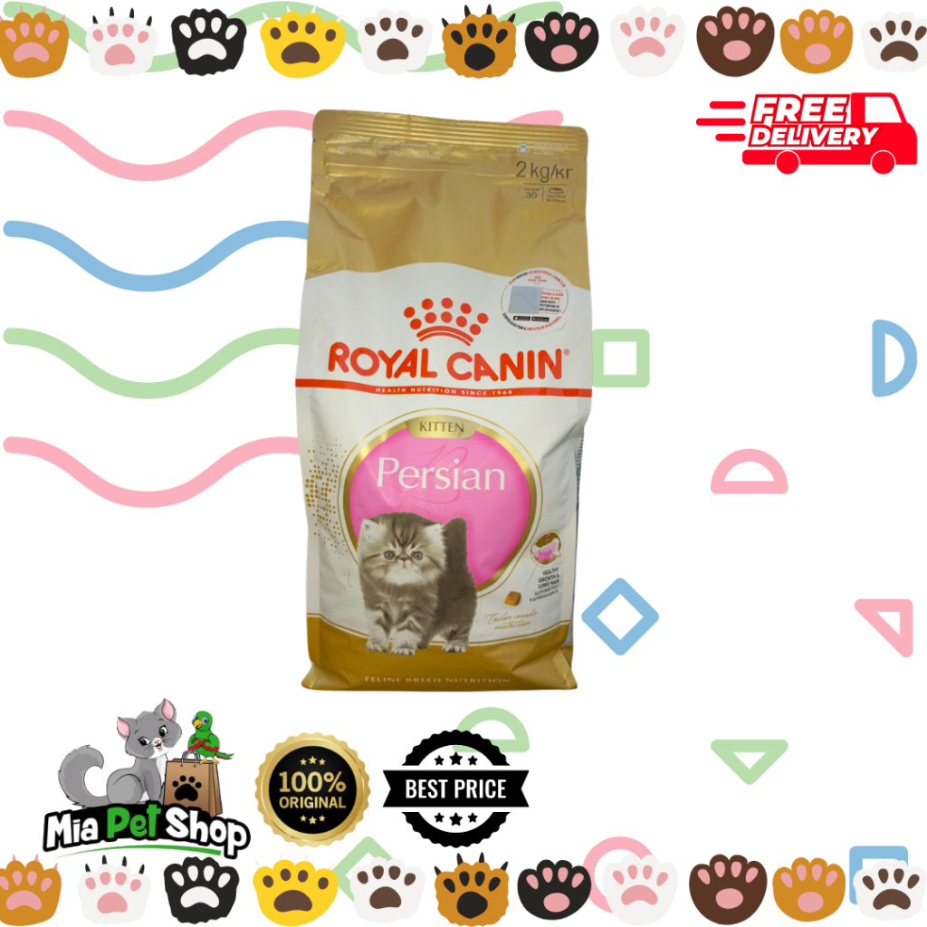 Dry Cat Food Royal Canin Kitten Persian 2 Kg Makanan Anak Kucing Kering Persia