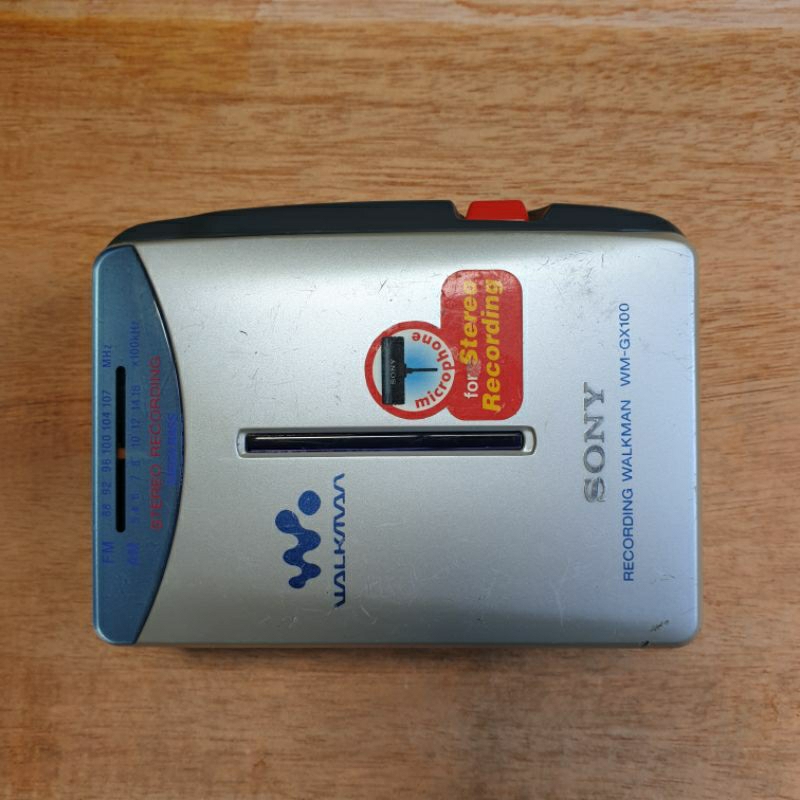 Walkman Sony WM - GX100 Cassette Radio Recording Stereo