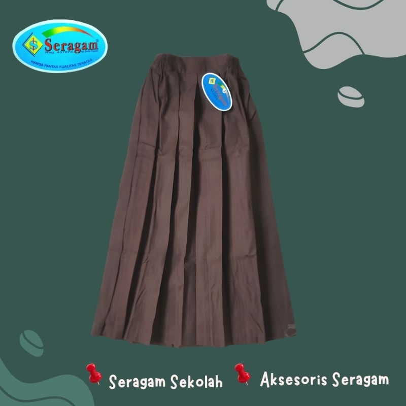 ROK SERAGAM PANJANG REMPEL SD/SMP/SMA MERK SERAGAM