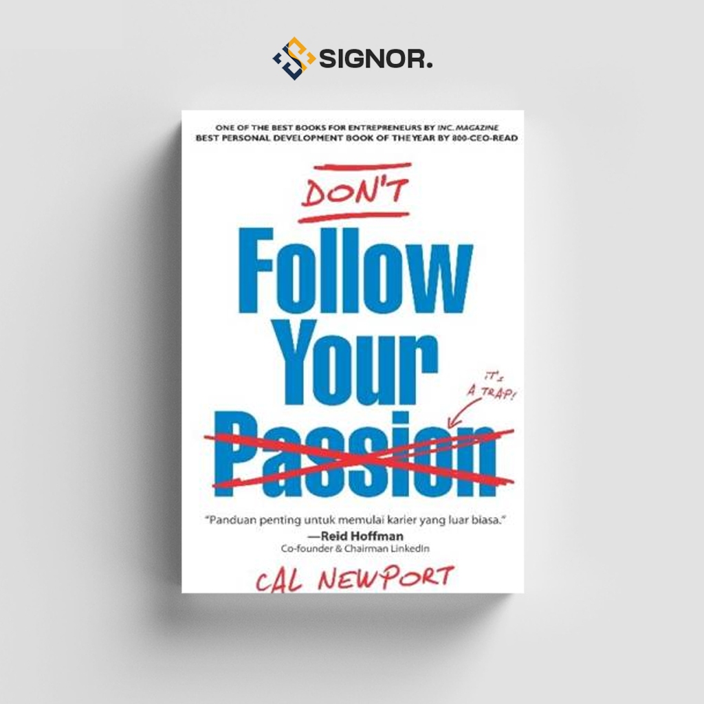 

[ID2092] Don't Follow Your Passion - Cal Newport