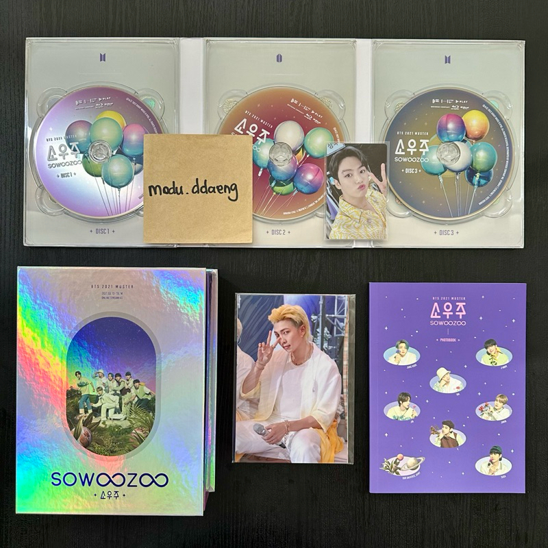 BTS Muster Sowozoo Fullset Official with Jungkook Photocard - bangtan JK jeon jeongkook kookie swz f