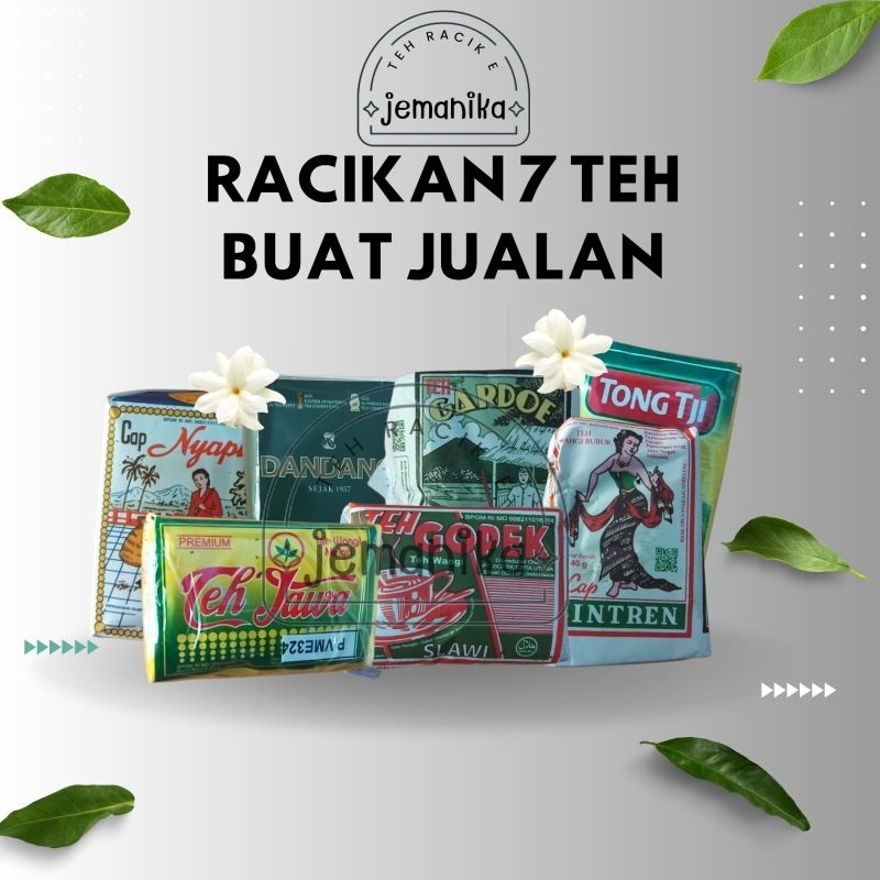 

Teh Tubruk Racikan 7 Teh Gipastel Solo Legi Pait Sepet Kentel Seger Es Teh Premium (nyapu, dandang premium, gardoe hijau, teh jawa, gopek, sintren, tong tji)