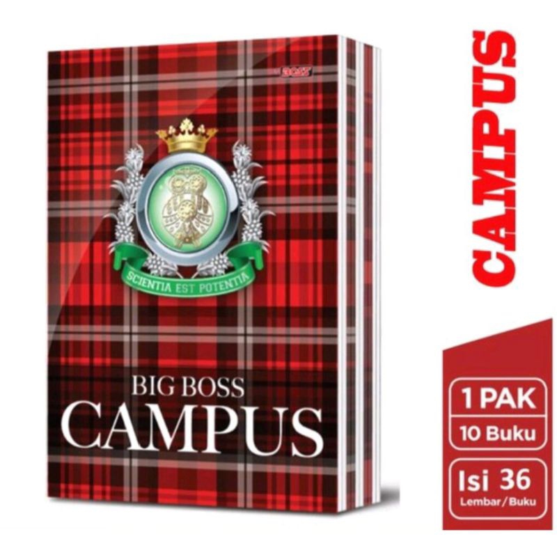 

Buku Tulis Bigboss Campus 36Lembar.Isi 10 Pcs