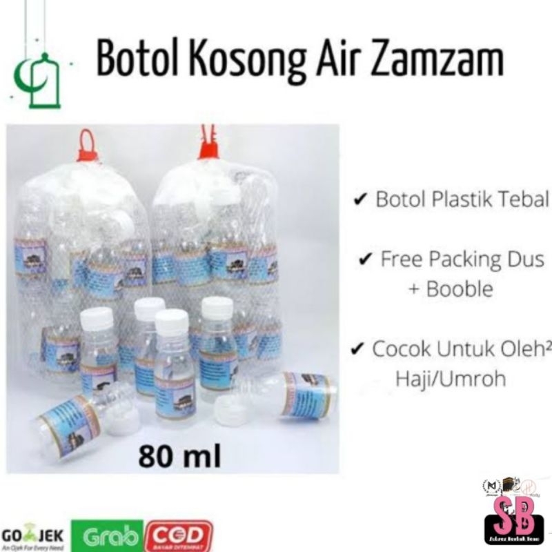 botol kosong air zam-zam
