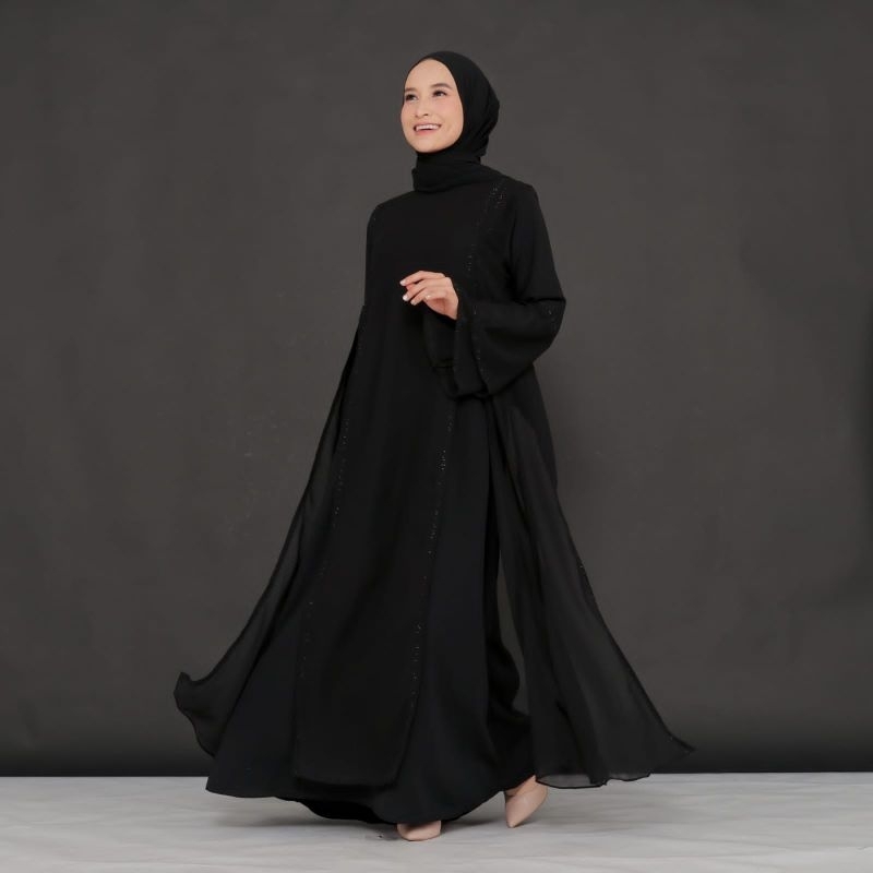 ABAYA PREMIUM FB01 GAMIS ABAYA PAYET MEWAH