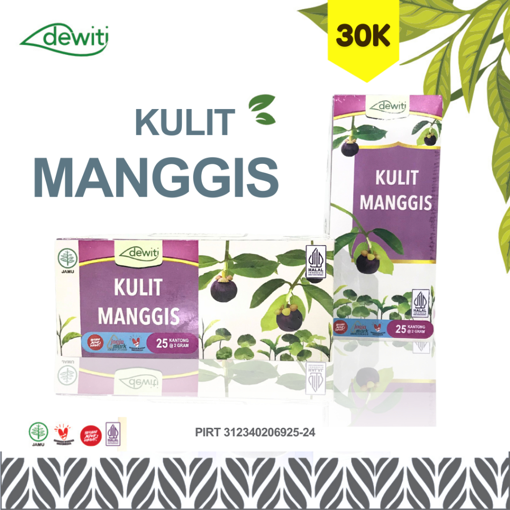 

Dewiti Teh Celup Kulit Manggis - Minuman herbal instan