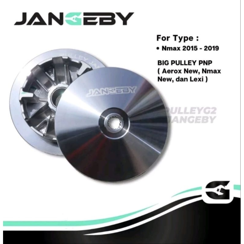 Pulley Custom Racing Nmax 2DP Aerox Big Pulley Lexi All New Nmax