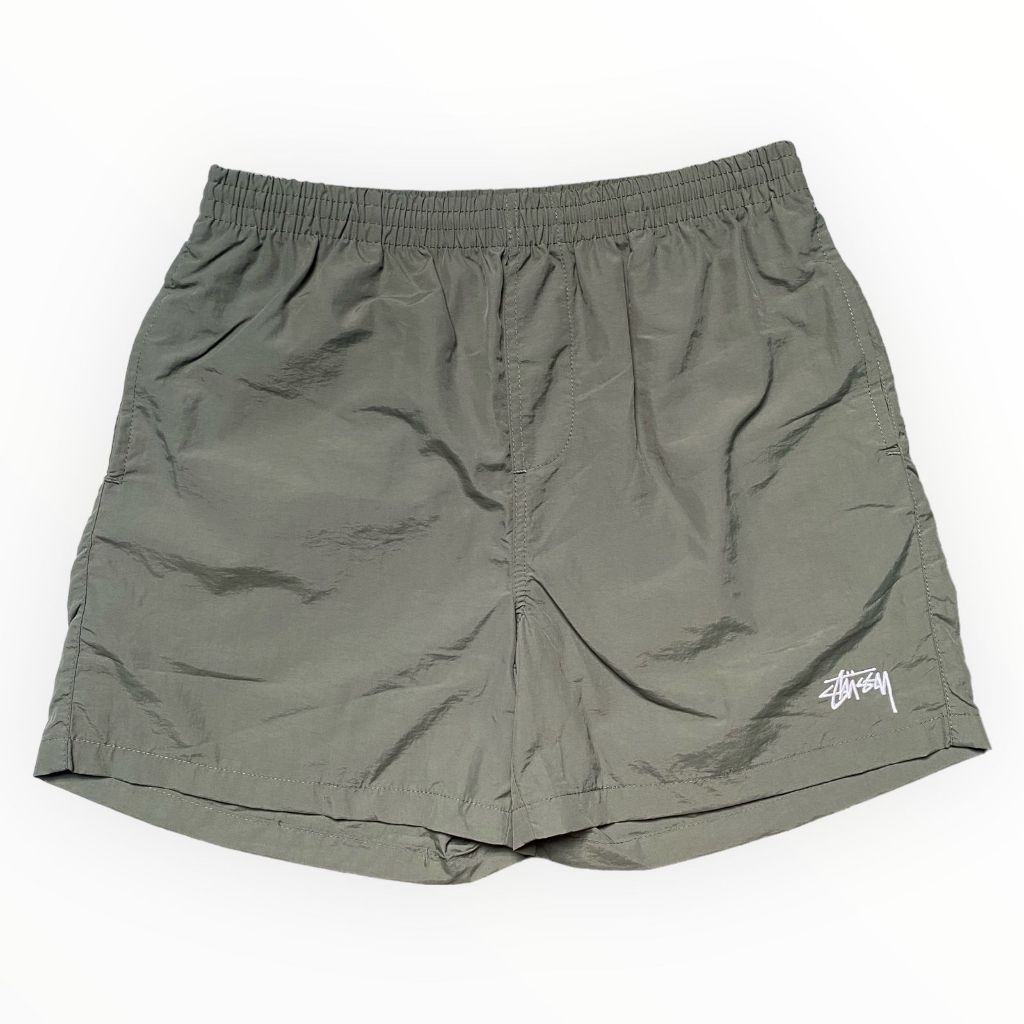 STUSSY STOCK LOGO SHORT - OLIVE