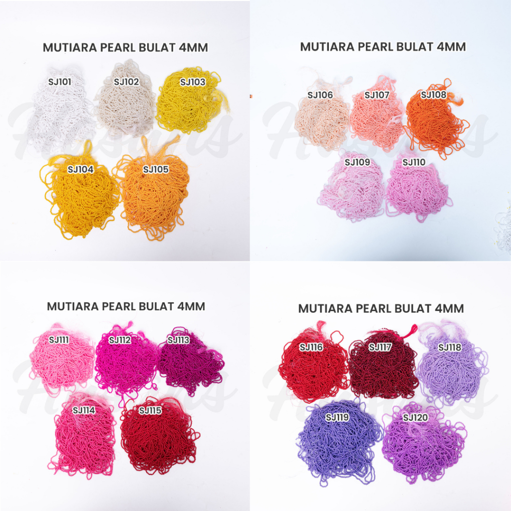 

Mote Ringan / Manik Ringan / Mutiara Ringan Sintetis / Manik Mutiara Bulat 4mm / Mutiara Pearl Bulat